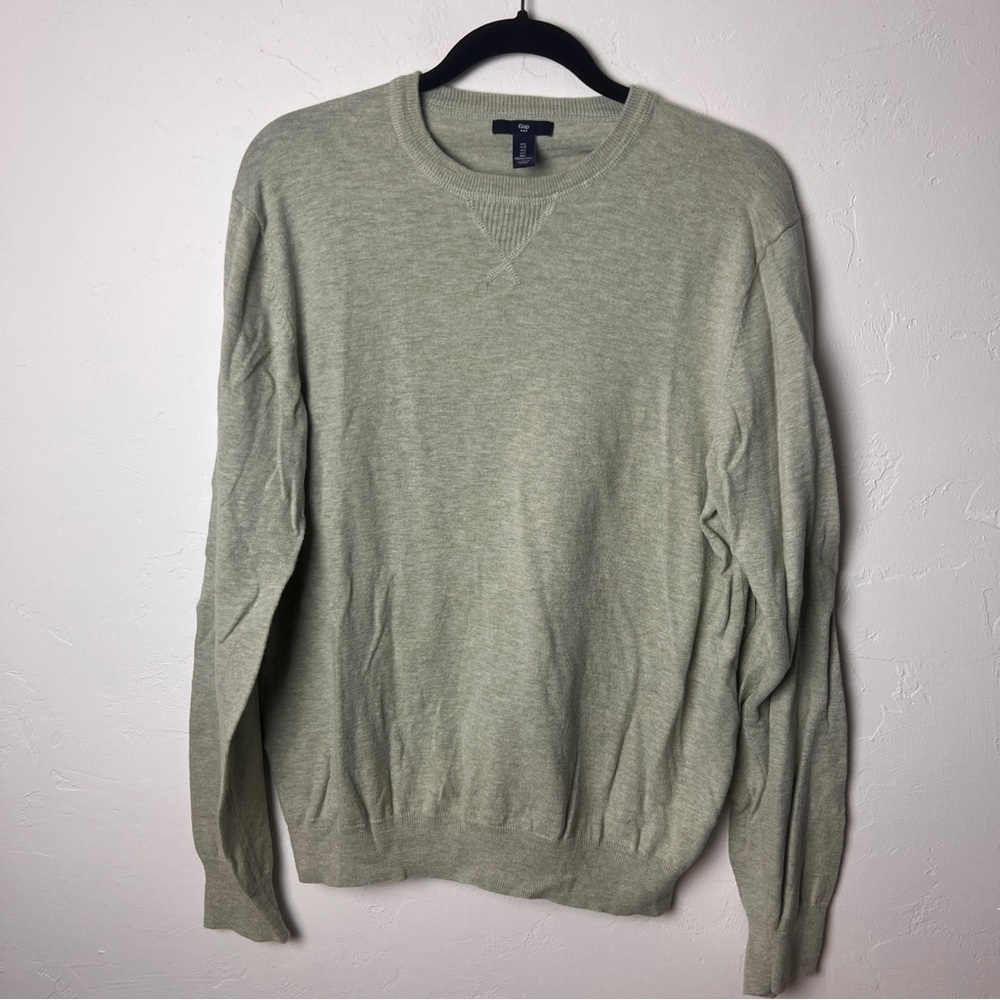 Gap crewneck sweater green large